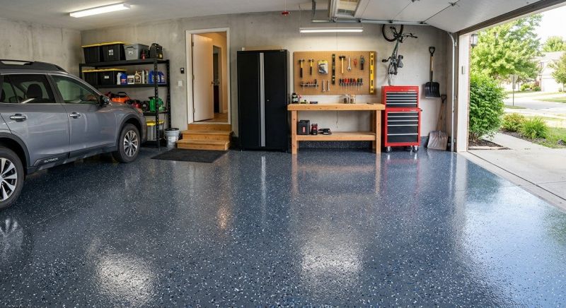 Epoxy Garage Flooring Installation in Raleigh, NC